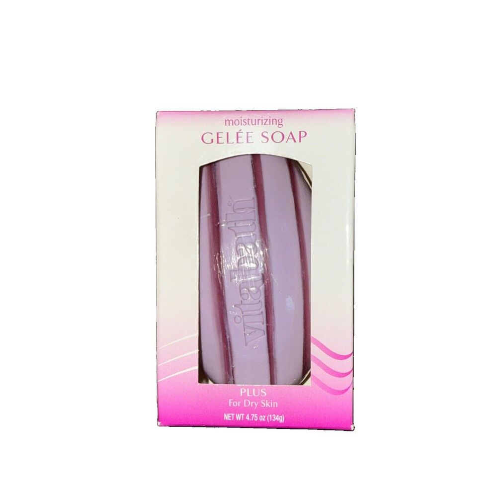 Vitabath Plus For Dry Skin Moisturizing Gelee Bar Soap 4.75oz Sealed New